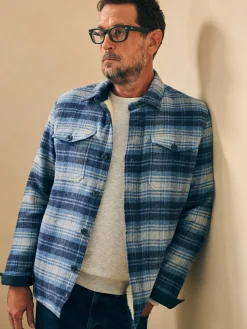 High Pile Fleece Lined Wool CPO -*Faherty Brand Discount