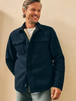 High Pile Fleece Lined Wool CPO -*Faherty Brand Clearance