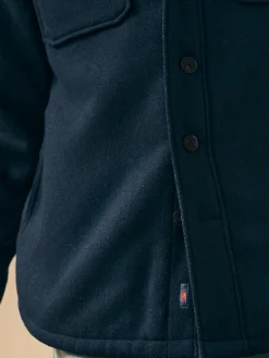 High Pile Fleece Lined Wool CPO -*Faherty Brand Clearance