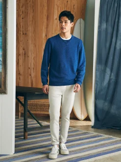 Indigo Crewneck -*Faherty Brand New