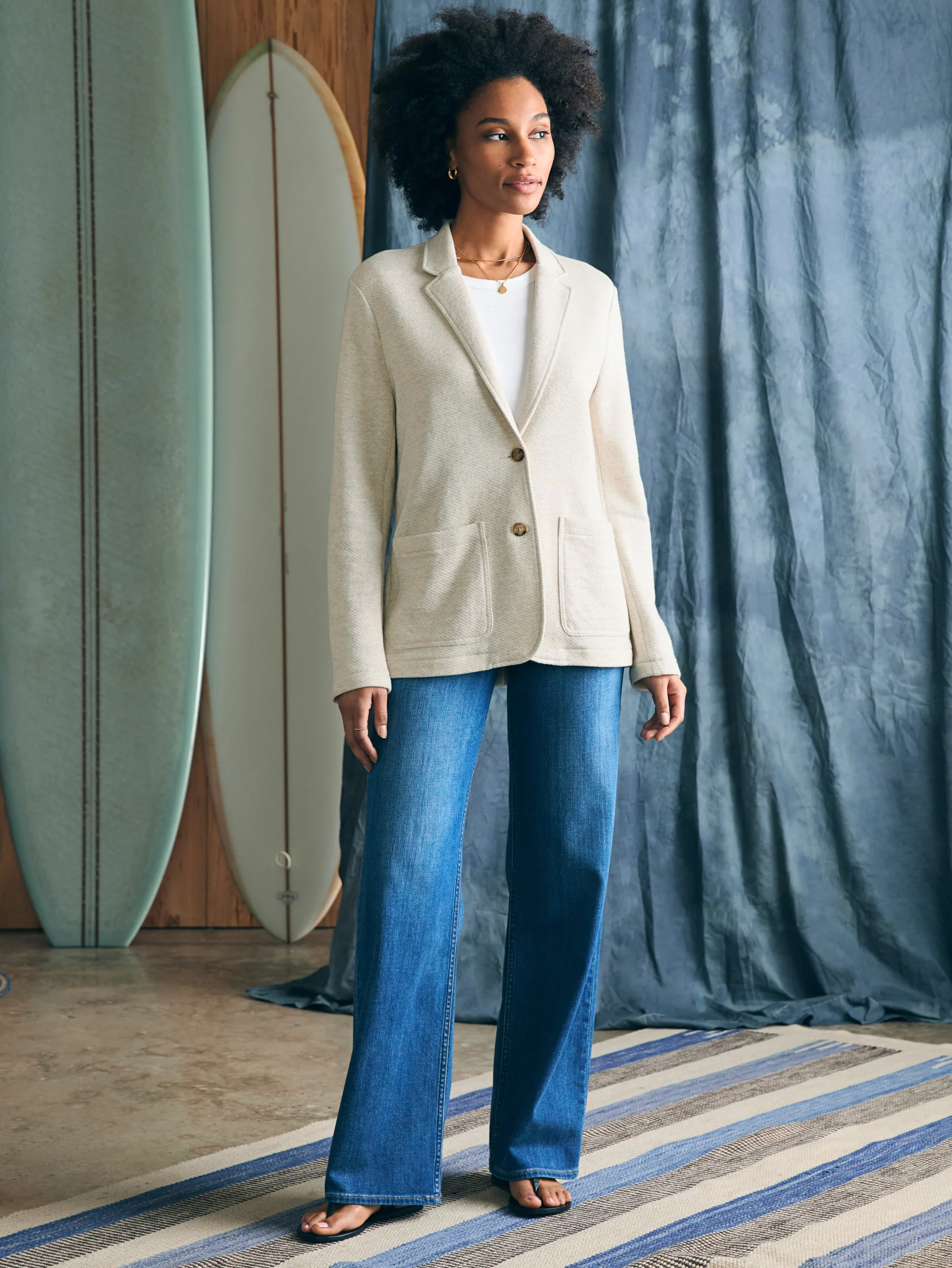 Inlet Knit Blazer -*Faherty Brand