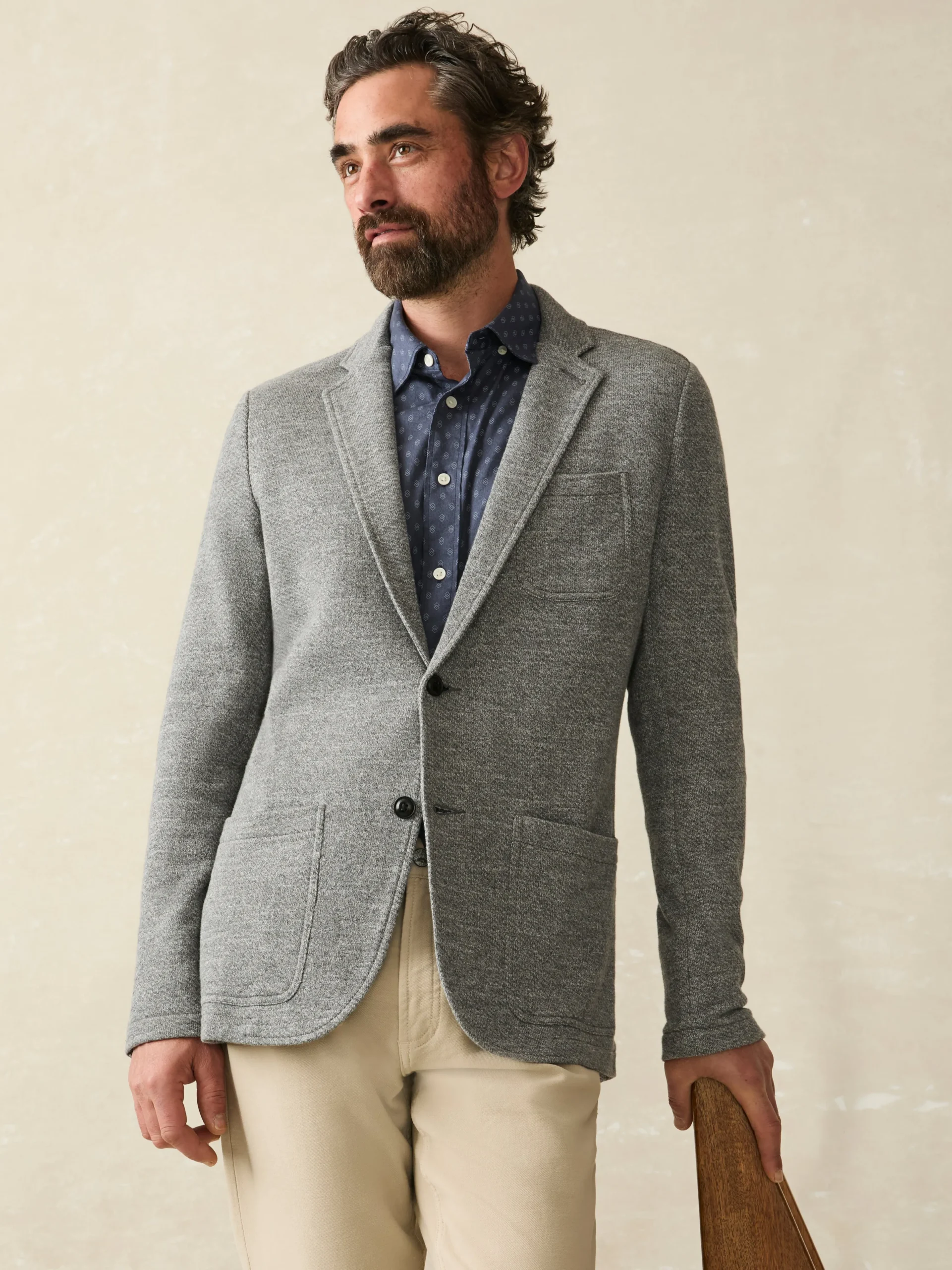 Inlet Knit Blazer (Tall) -*Faherty Brand