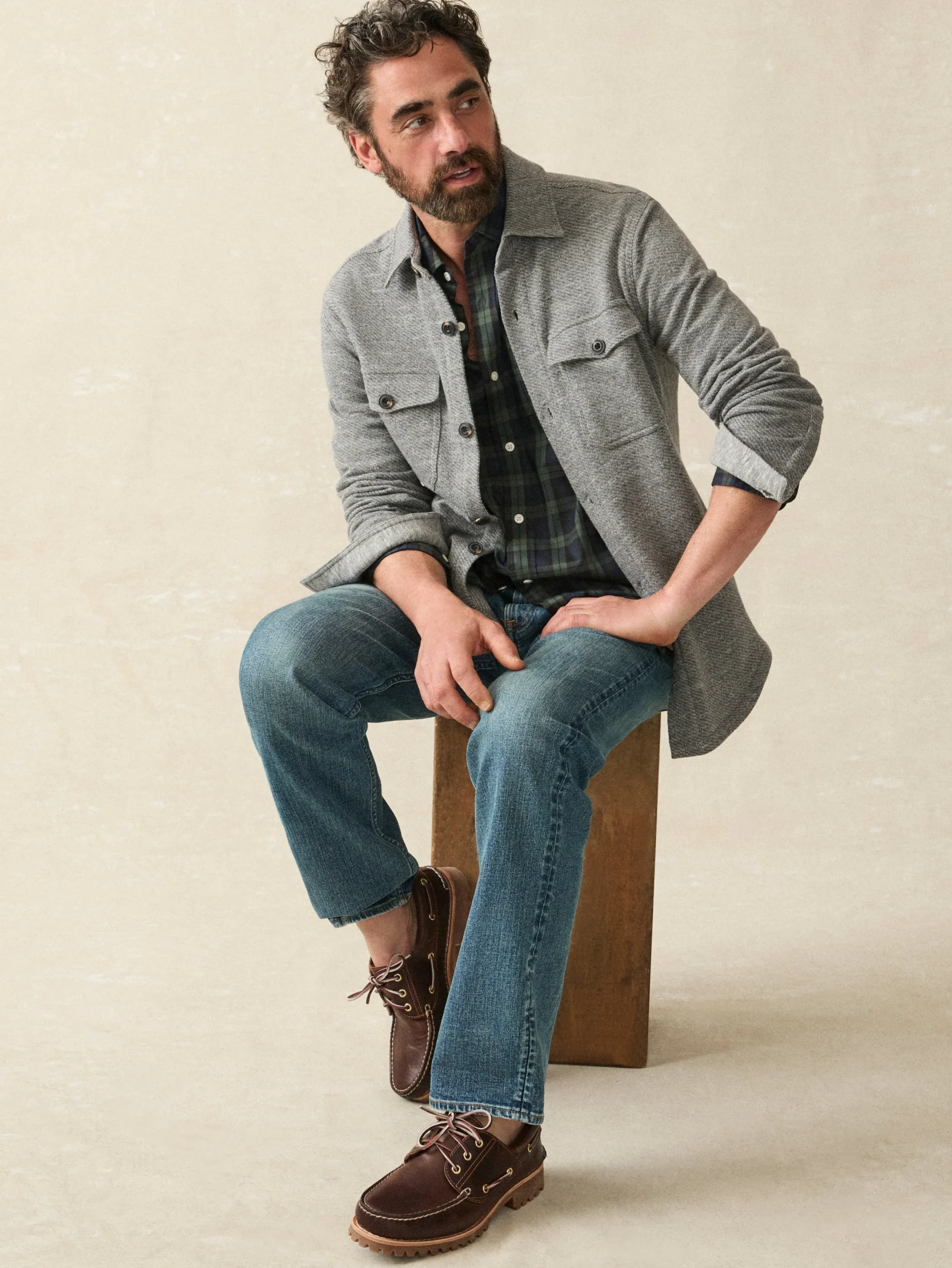 Inlet Knit CPO -*Faherty Brand