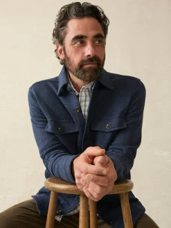 Inlet Knit CPO -*Faherty Brand Clearance