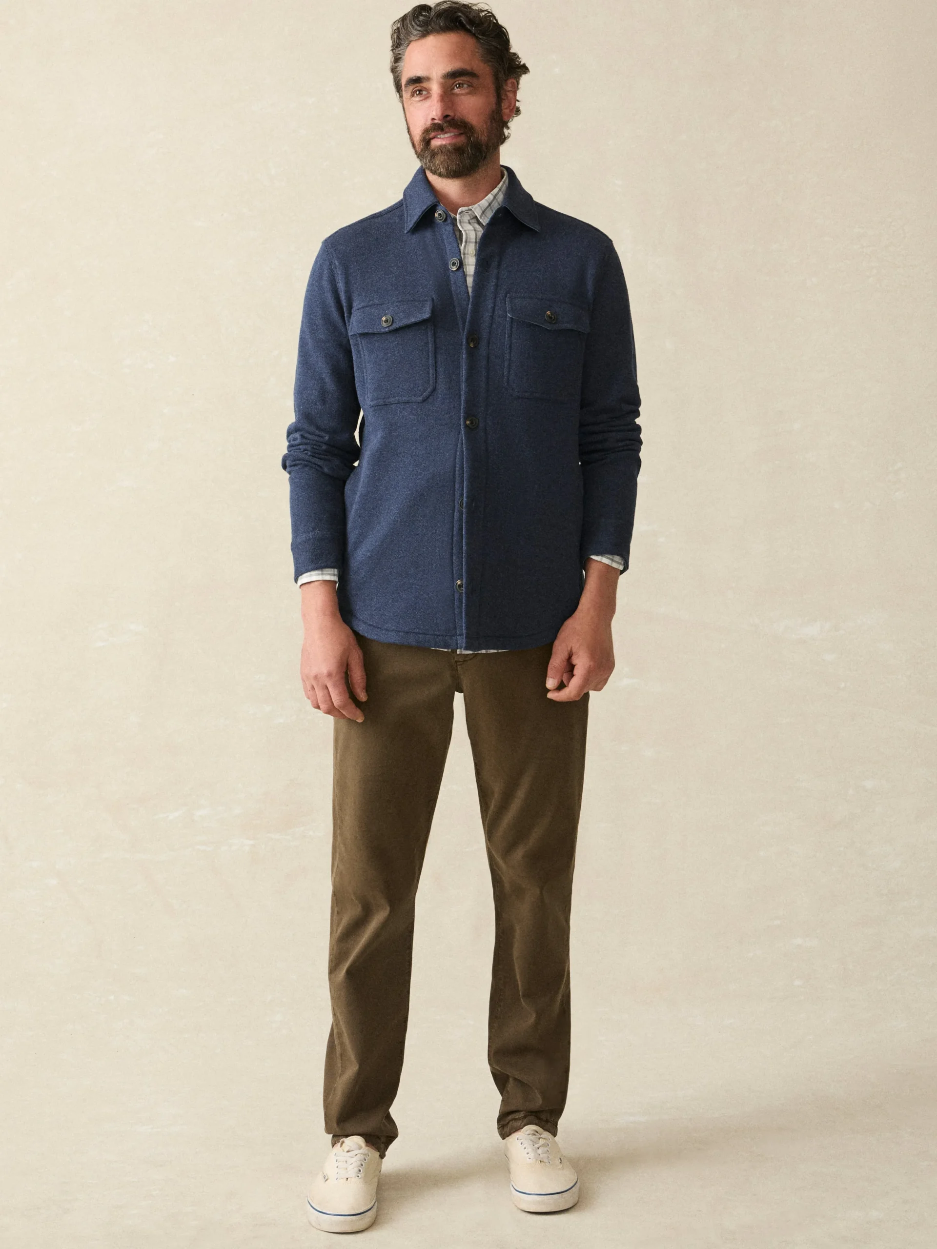 Inlet Knit CPO -*Faherty Brand Clearance