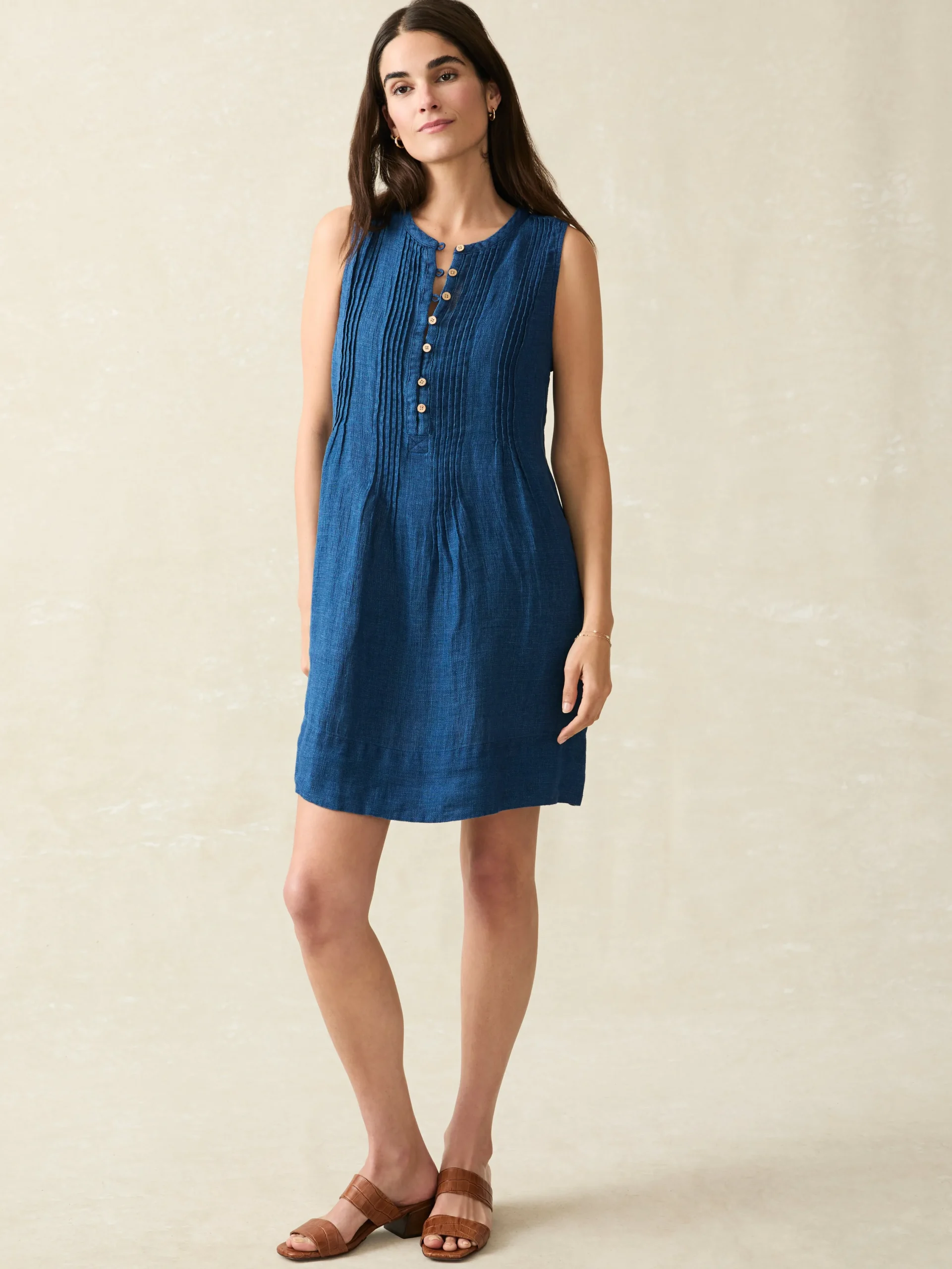 Isha Basketweave Dress -*Faherty Brand Discount