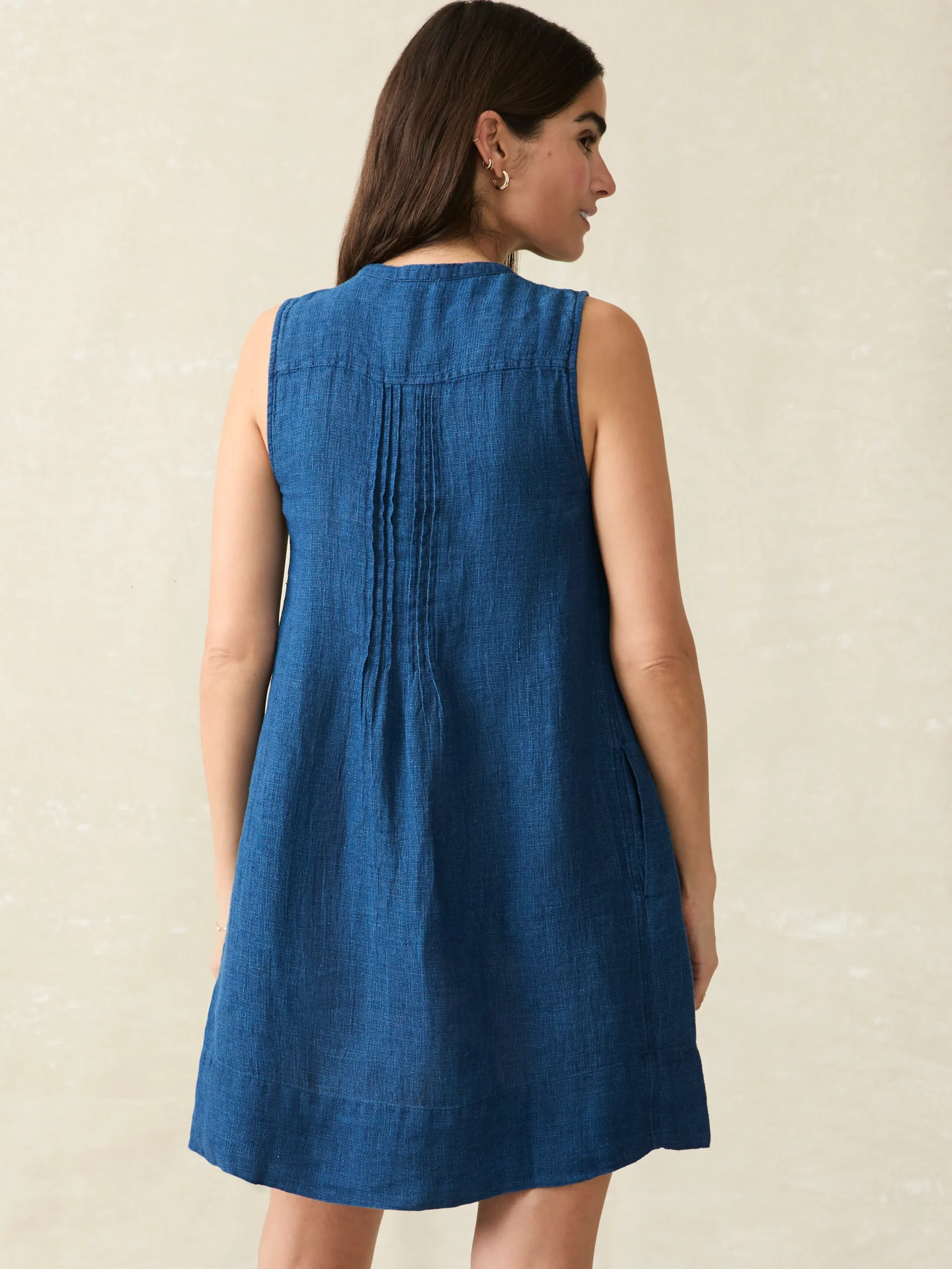 Isha Basketweave Dress -*Faherty Brand Discount