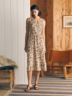 Isha Midi Dress -*Faherty Brand Online