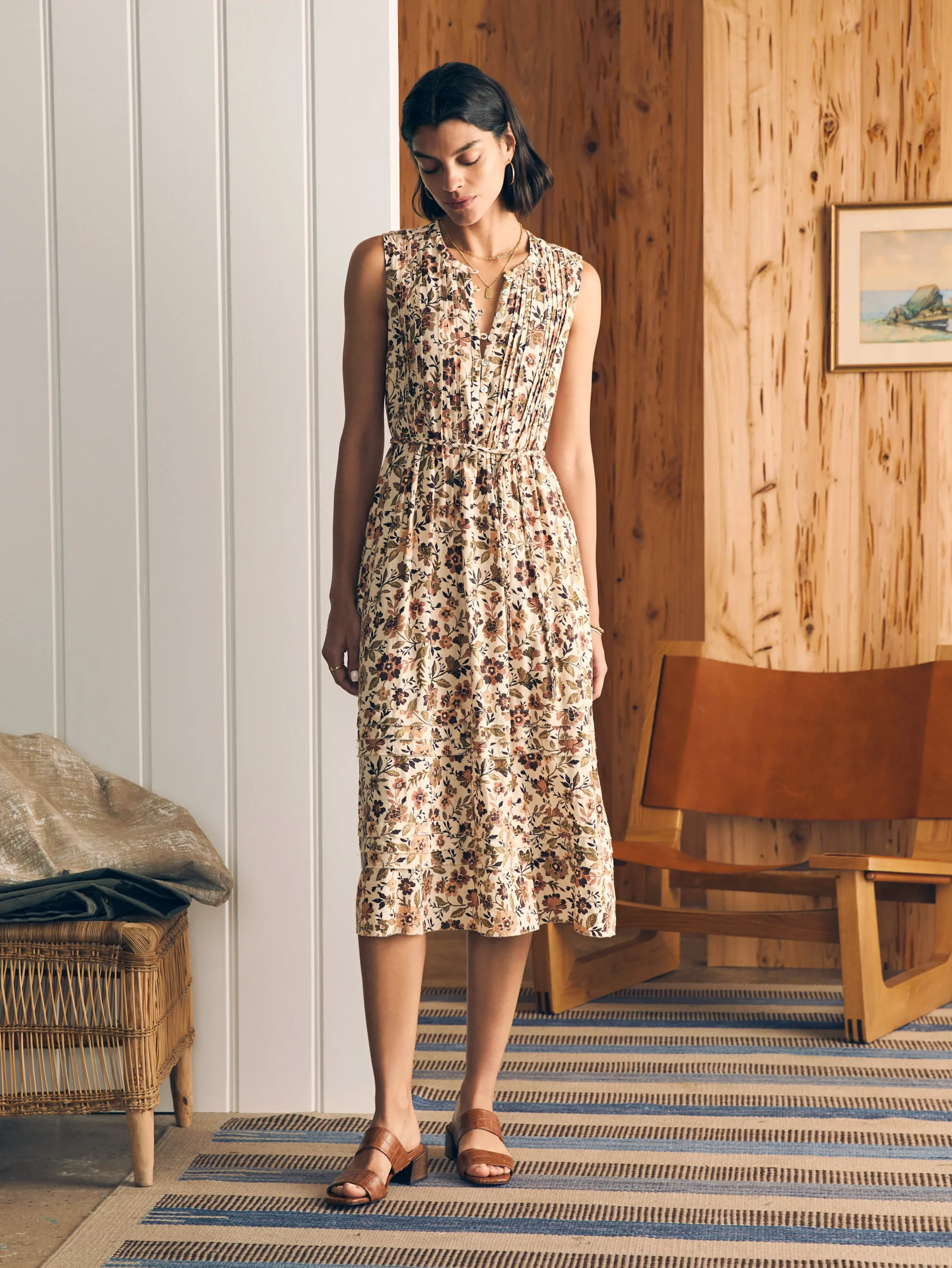Isha Midi Dress -*Faherty Brand Online