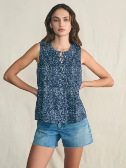 Isha Top -*Faherty Brand Hot