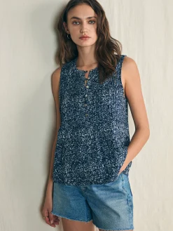 Isha Top -*Faherty Brand Hot