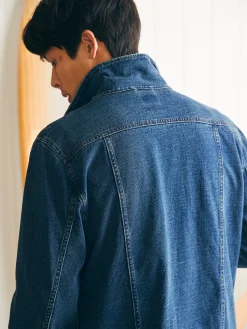 Jersey Trucker Jacket -*Faherty Brand Discount