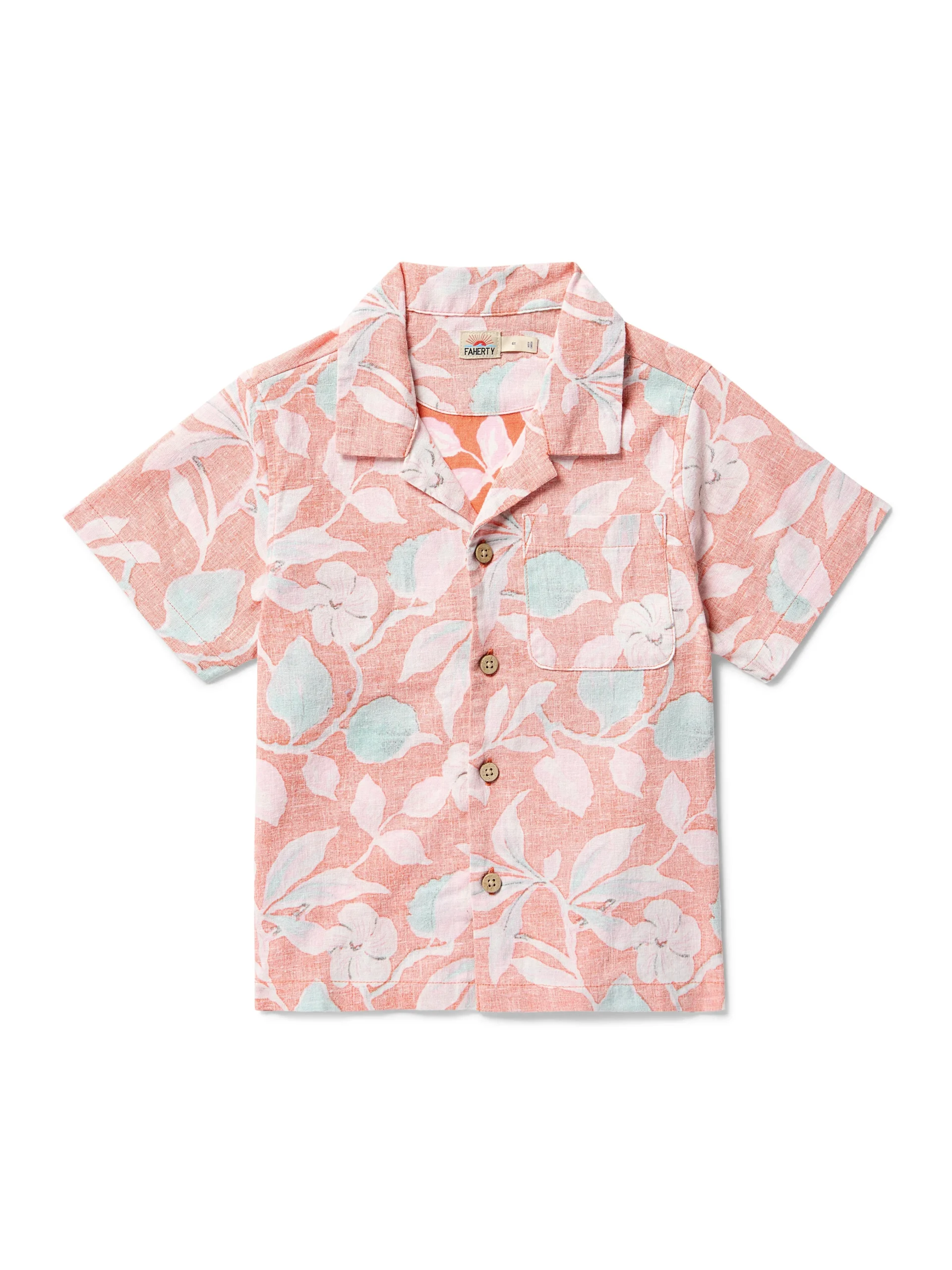 Kids Breeze Camp Shirt -*Faherty Brand Hot