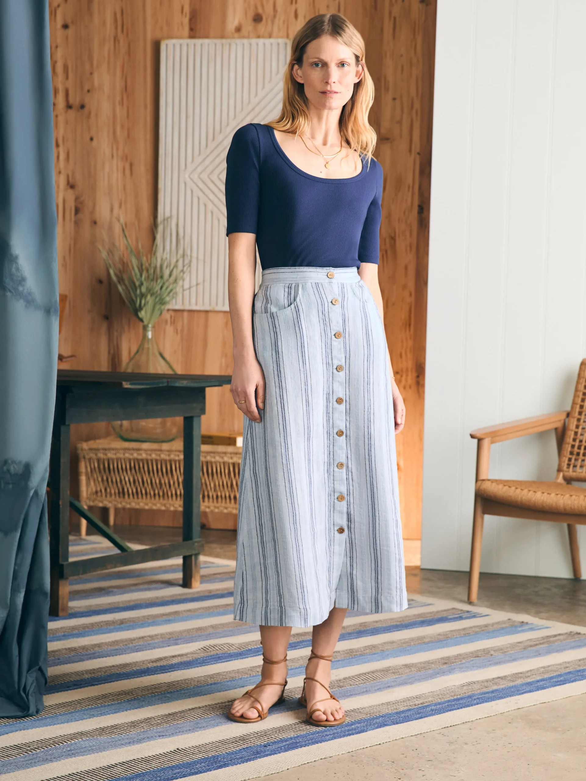 La Jolla Skirt -*Faherty Brand Clearance