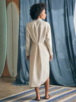 Laguna Linen Midi Dress -*Faherty Brand Hot
