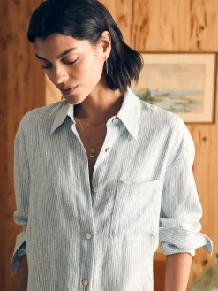 Laguna Linen Midi Dress -*Faherty Brand Outlet