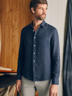 Laguna Linen Shirt -*Faherty Brand Best