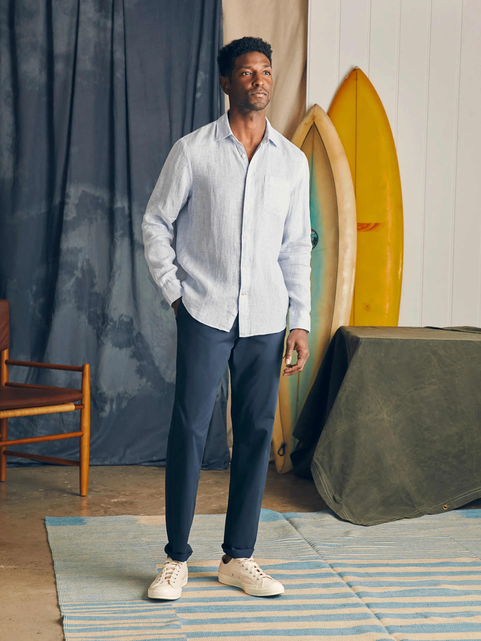 Laguna Linen Shirt -*Faherty Brand Sale