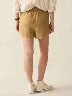 Laguna Linen Tie Waist Short -*Faherty Brand Online