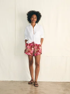 Laguna Linen Tie Waist Short -*Faherty Brand Sale