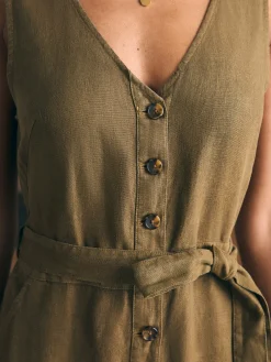 Linen Alina Jumpsuit -*Faherty Brand Discount
