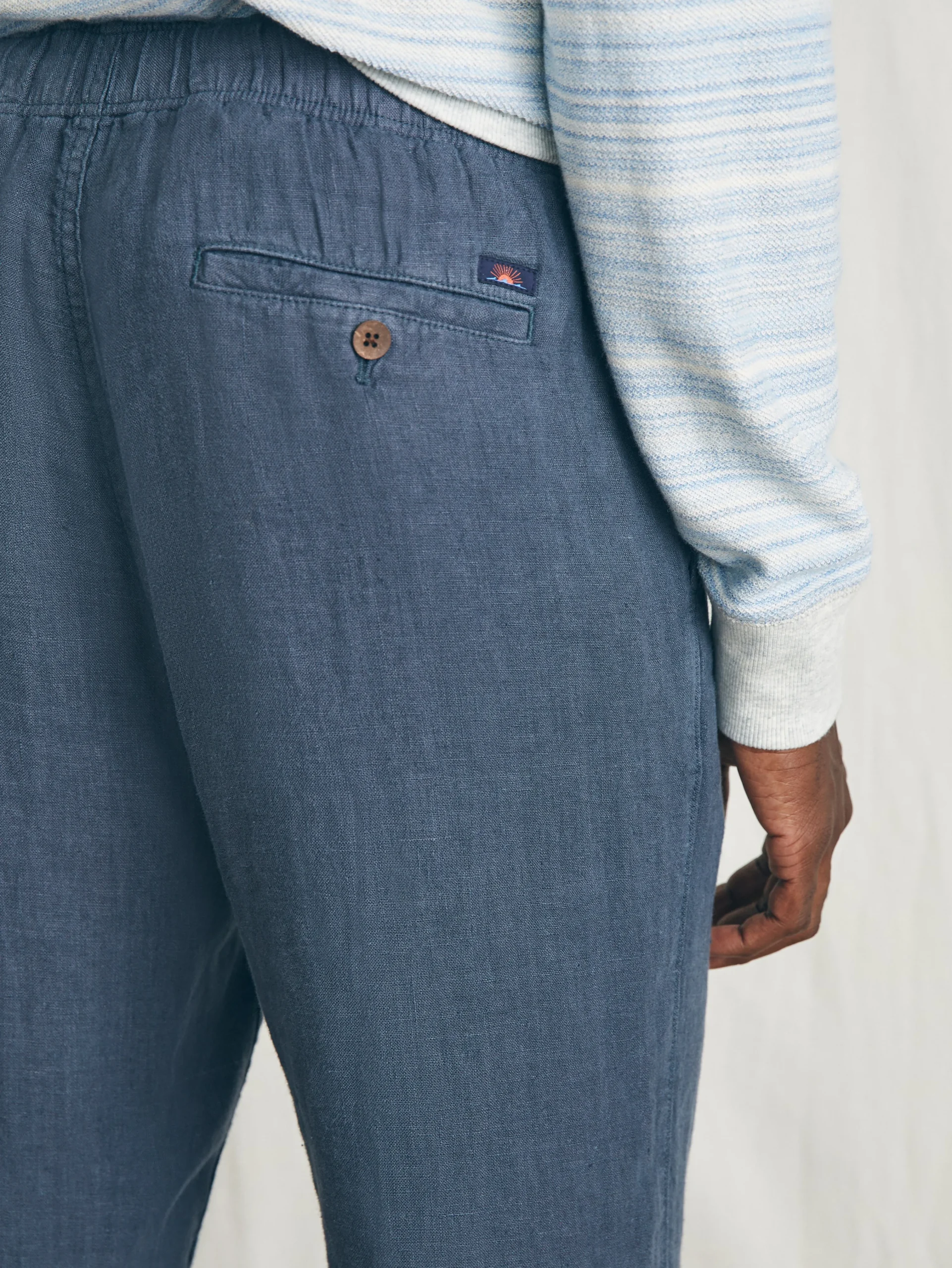 Linen Drawstring Pant -*Faherty Brand Best