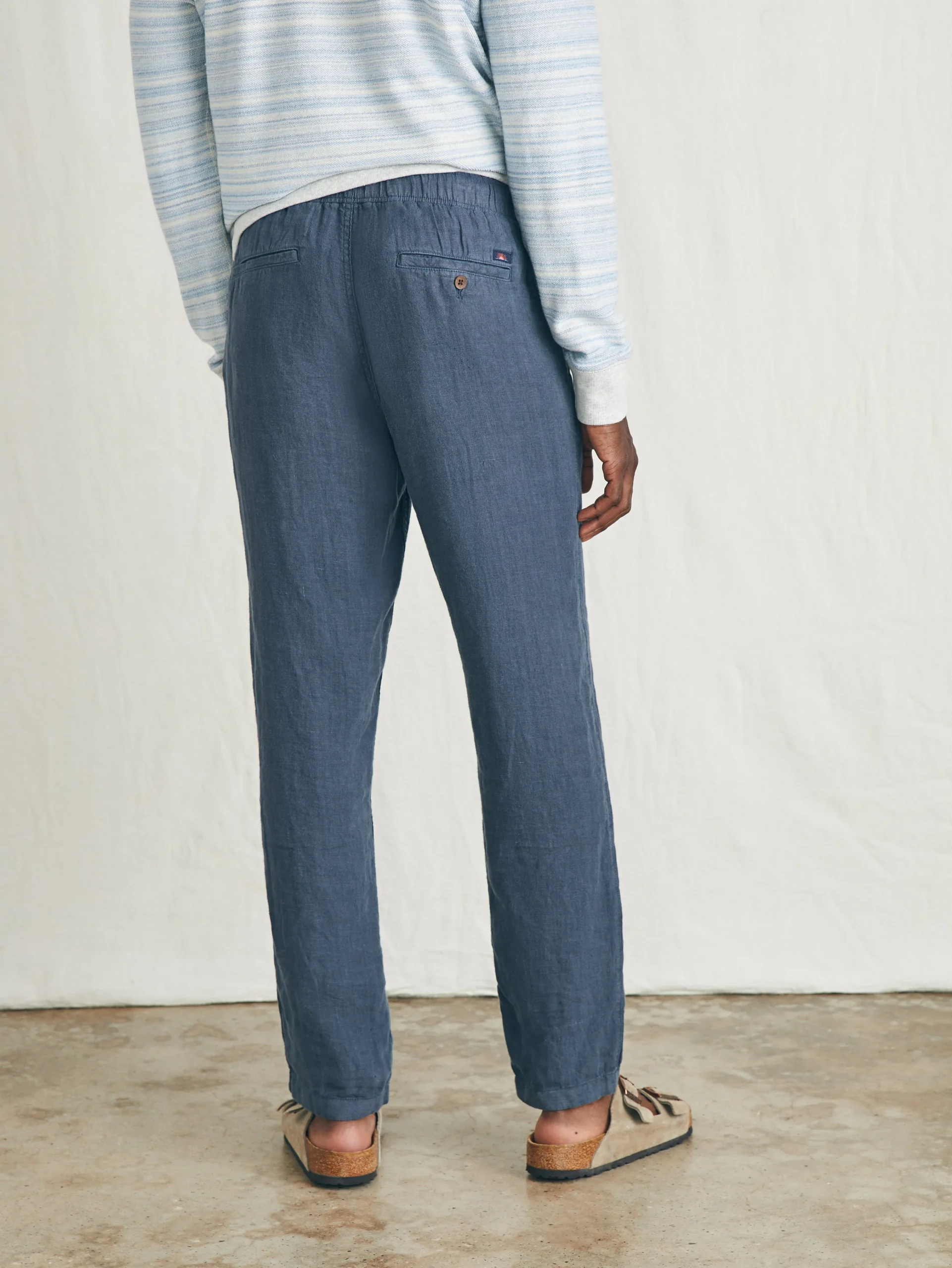 Linen Drawstring Pant -*Faherty Brand Best