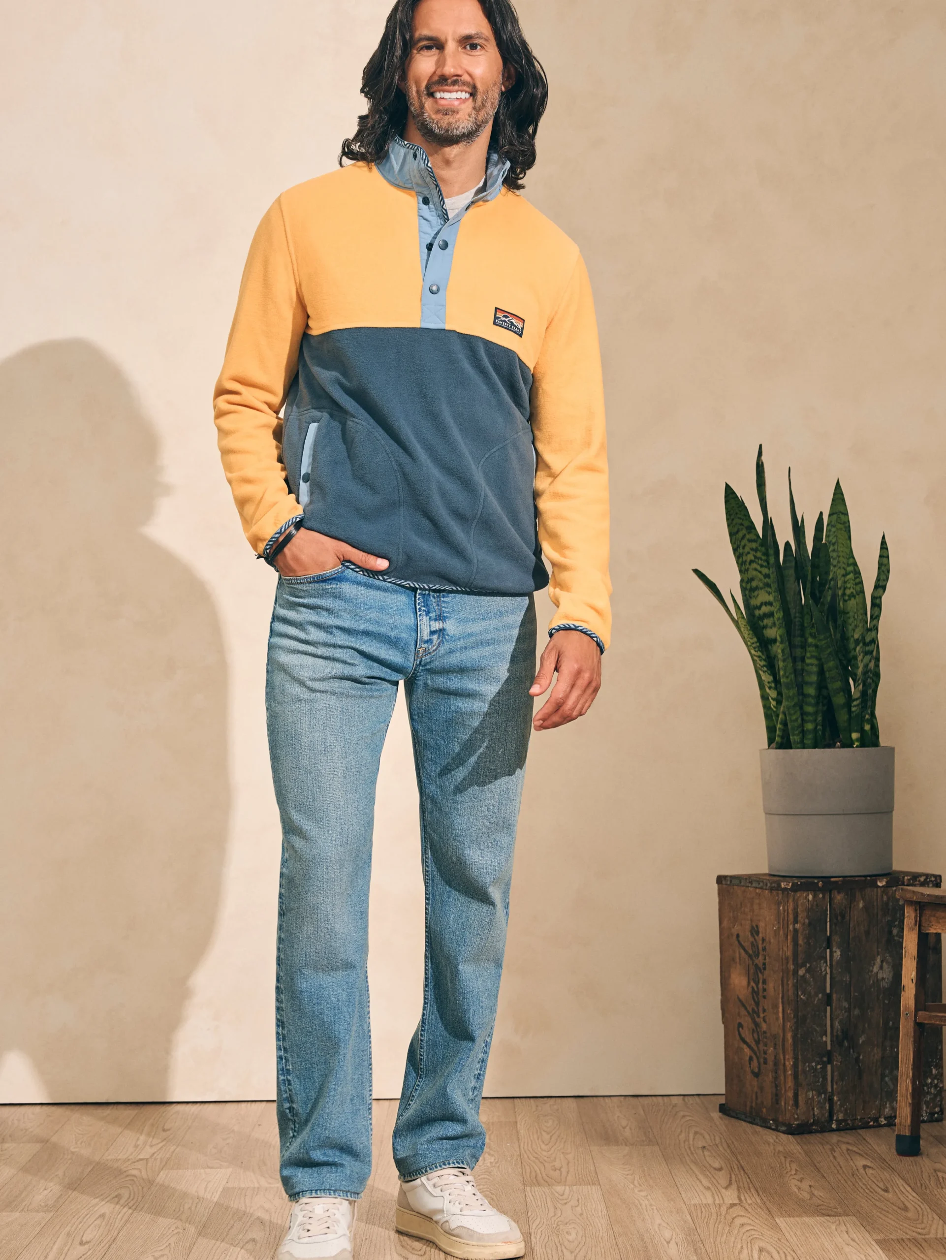 Low Pile Fleece Popover -*Faherty Brand Best