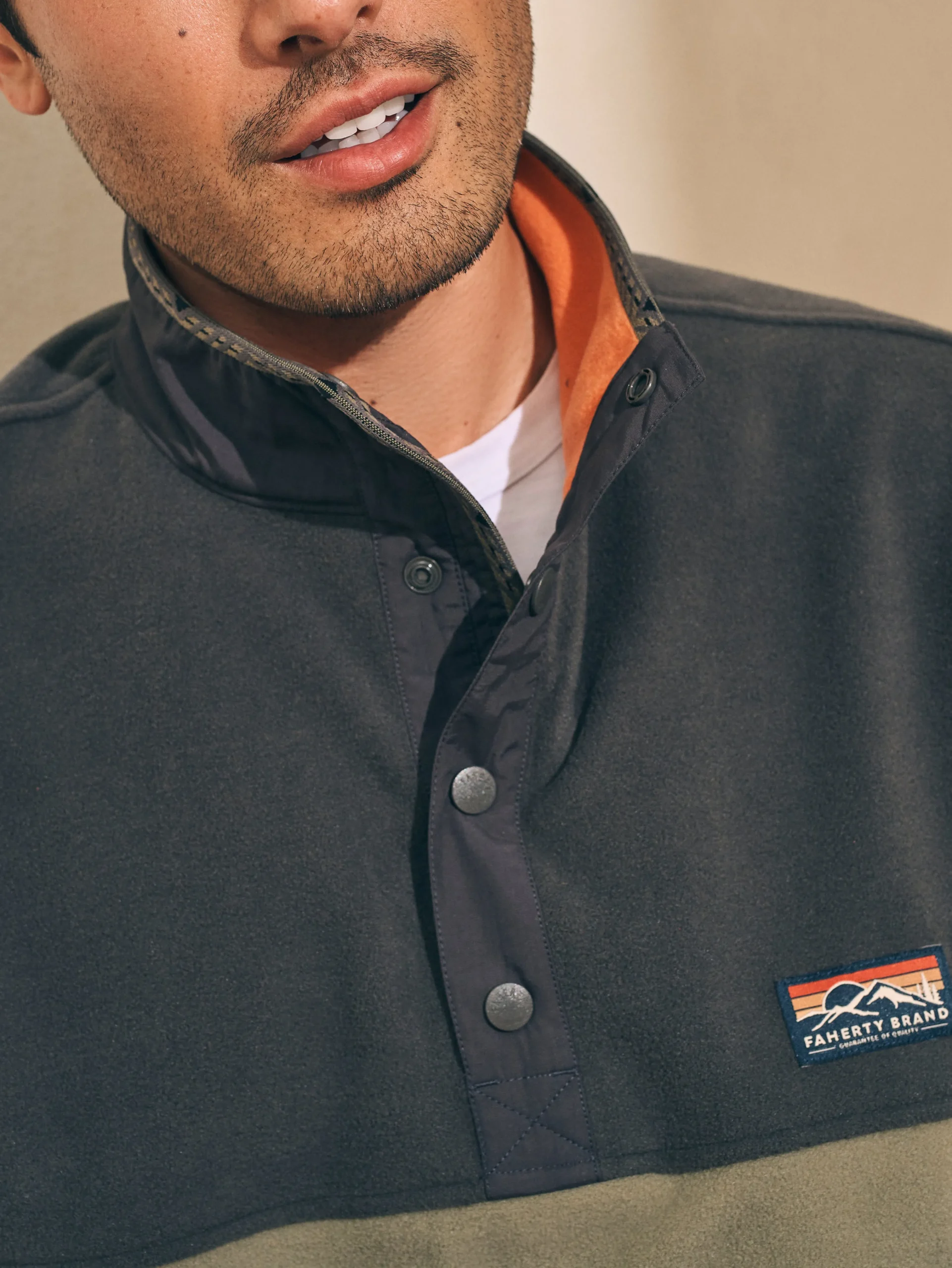 Low Pile Fleece Popover -*Faherty Brand Sale