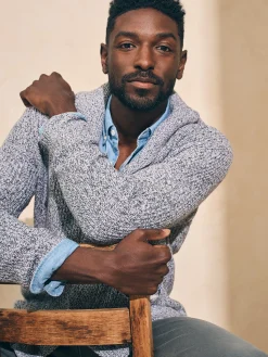 Marled Cotton Cardigan -*Faherty Brand Best