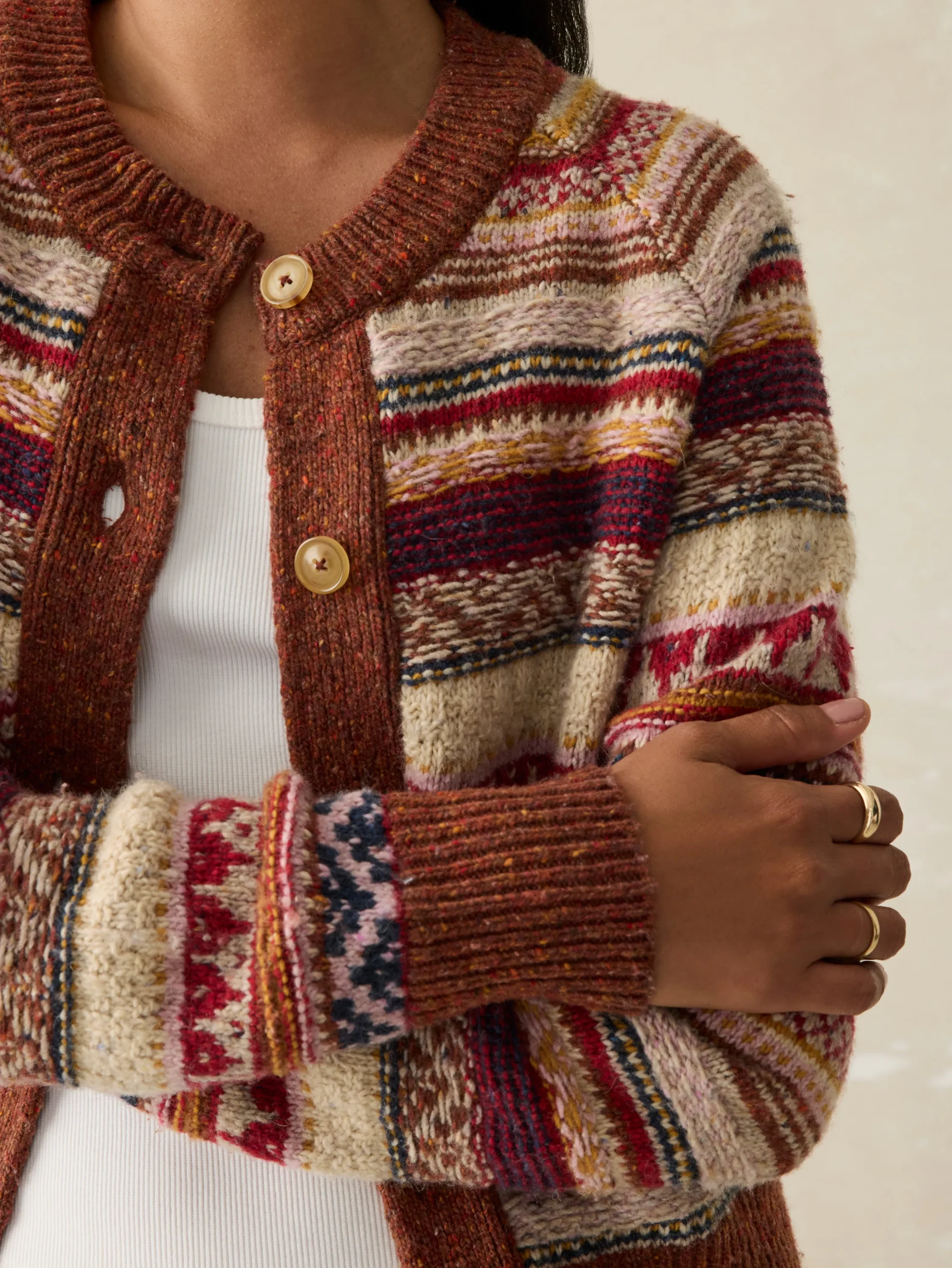 Marley Fairisle Cardigan -*Faherty Brand Best