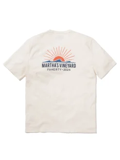 Martha's Vineyard Short-Sleeve Crew T-Shirt -*Faherty Brand Clearance