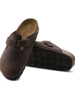 Men's Birkenstock Boston Clog Soft Footbed -*Faherty Brand Hot