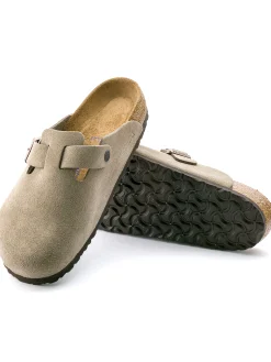 Men's Birkenstock Boston Clog Soft Footbed -*Faherty Brand Hot