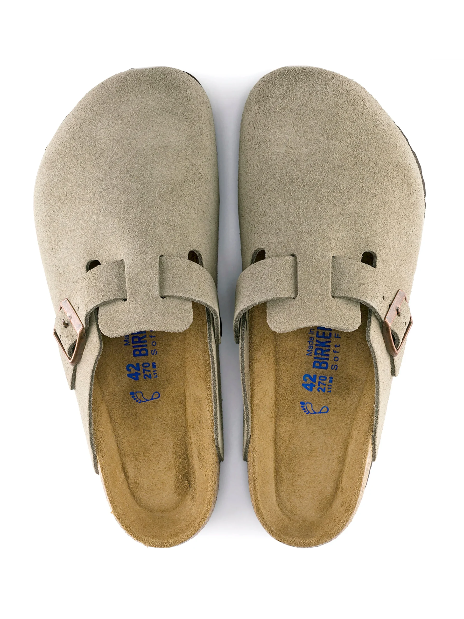 Men's Birkenstock Boston Clog Soft Footbed -*Faherty Brand Hot