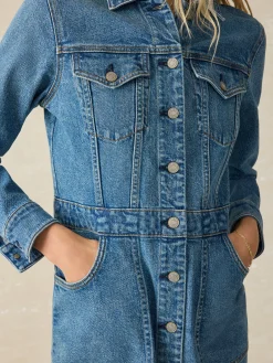 Michelle Denim Dress -*Faherty Brand Best