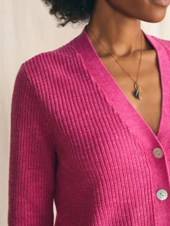 Miramar Linen Cardigan -*Faherty Brand Best