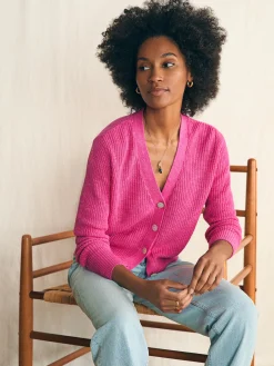 Miramar Linen Cardigan -*Faherty Brand Best