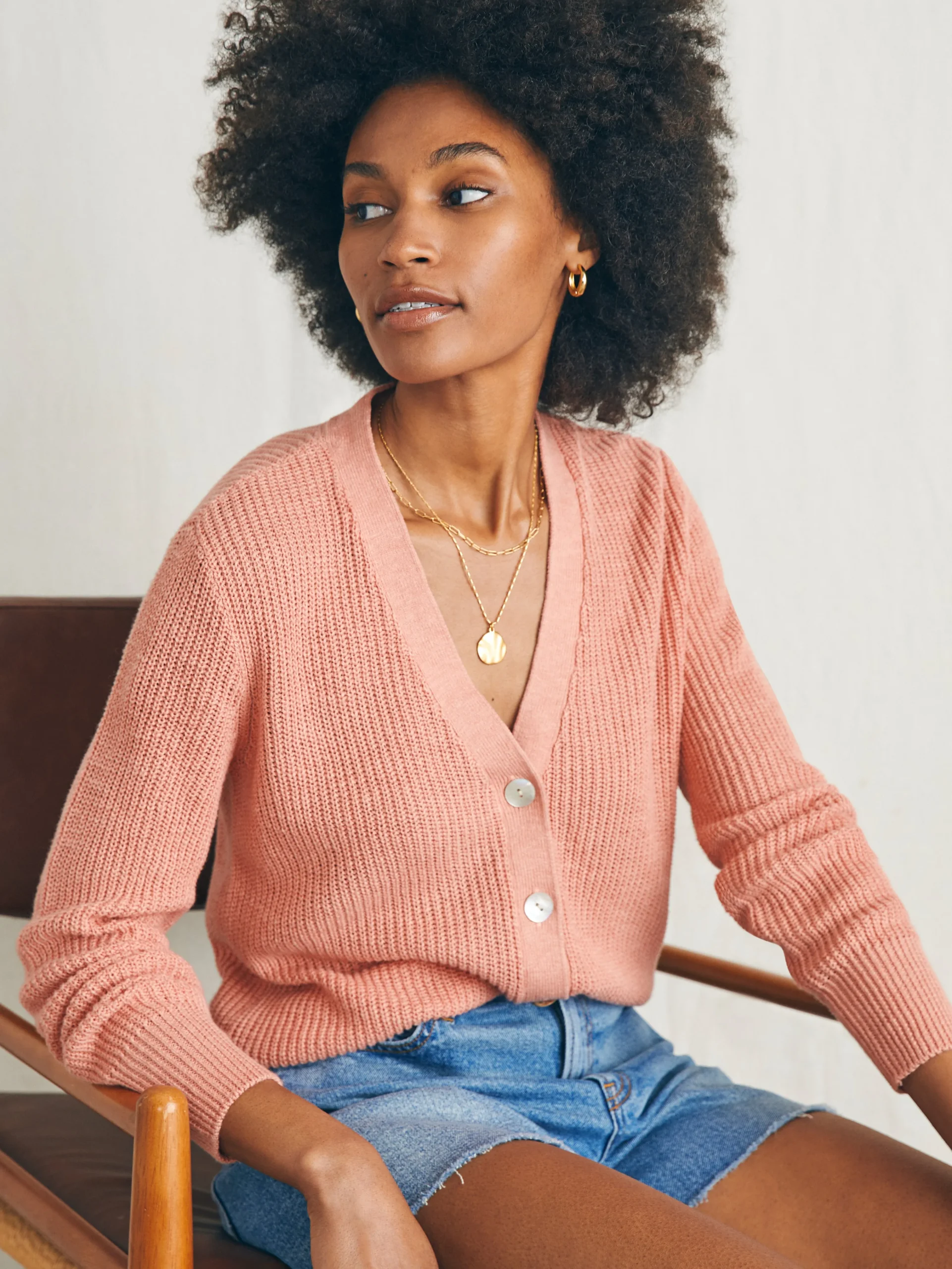 Miramar Linen Cardigan -*Faherty Brand New