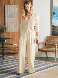 Miramar Linen Cardigan -*Faherty Brand Hot