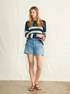 Miramar Linen Crew Sweater -*Faherty Brand Outlet