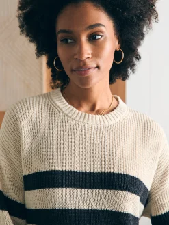 Miramar Linen Crew Sweater -*Faherty Brand Sale