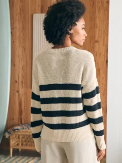 Miramar Linen Crew Sweater -*Faherty Brand Sale