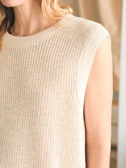 Miramar Linen Muscle Tank -*Faherty Brand Best