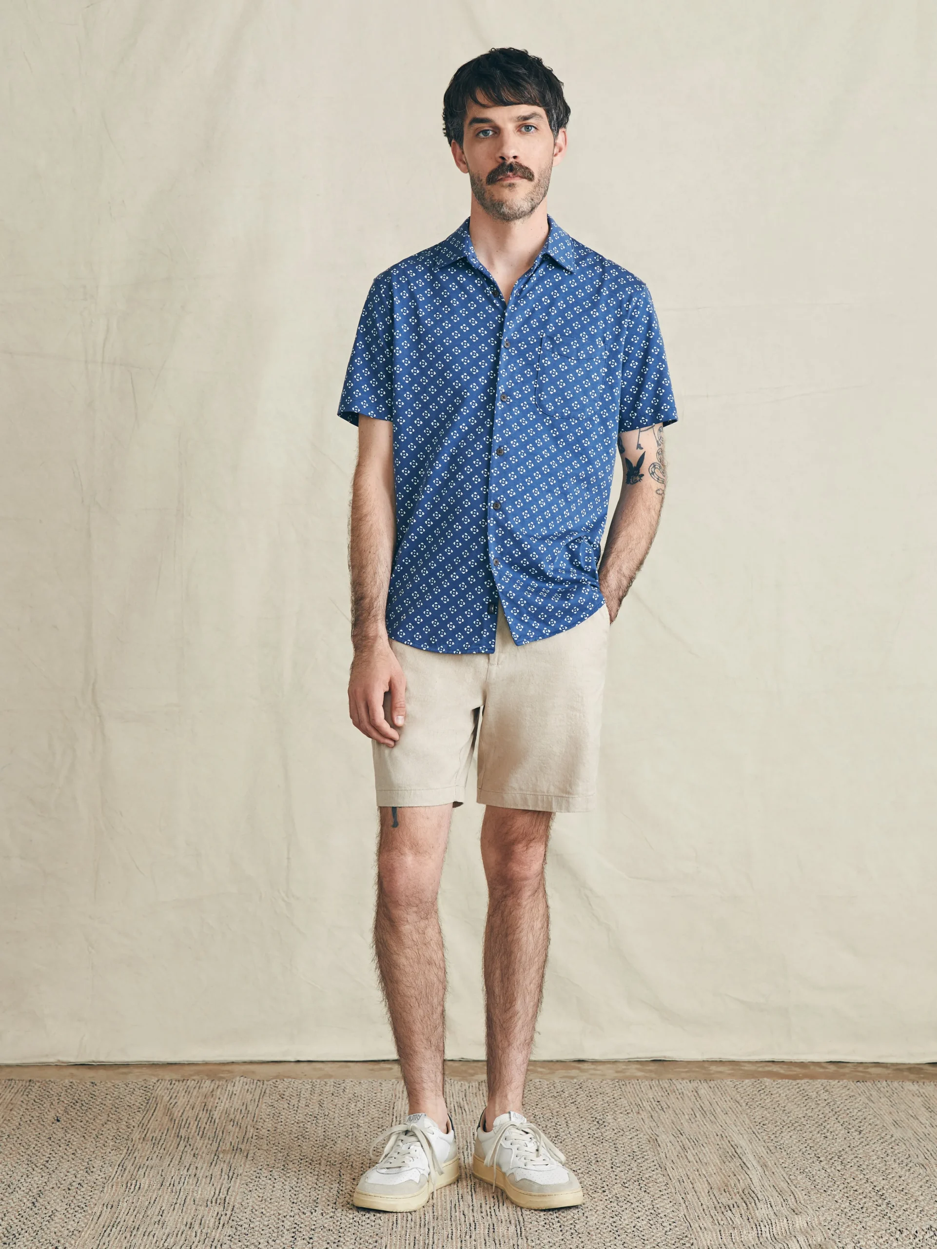Movement™ Flex Linen Short (7" Inseam) -*Faherty Brand