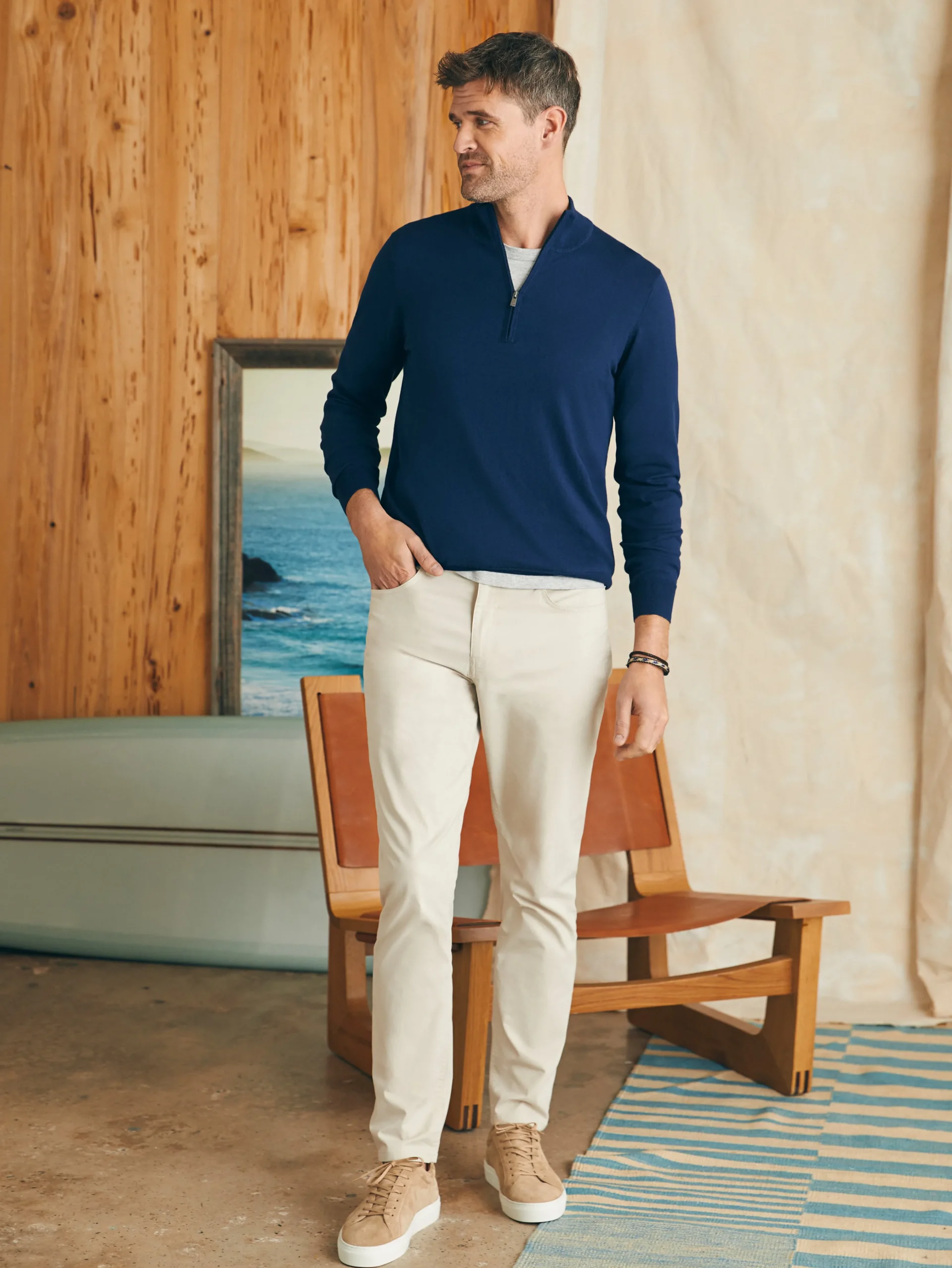 Movement™ Quarter Zip Sweater -*Faherty Brand Best