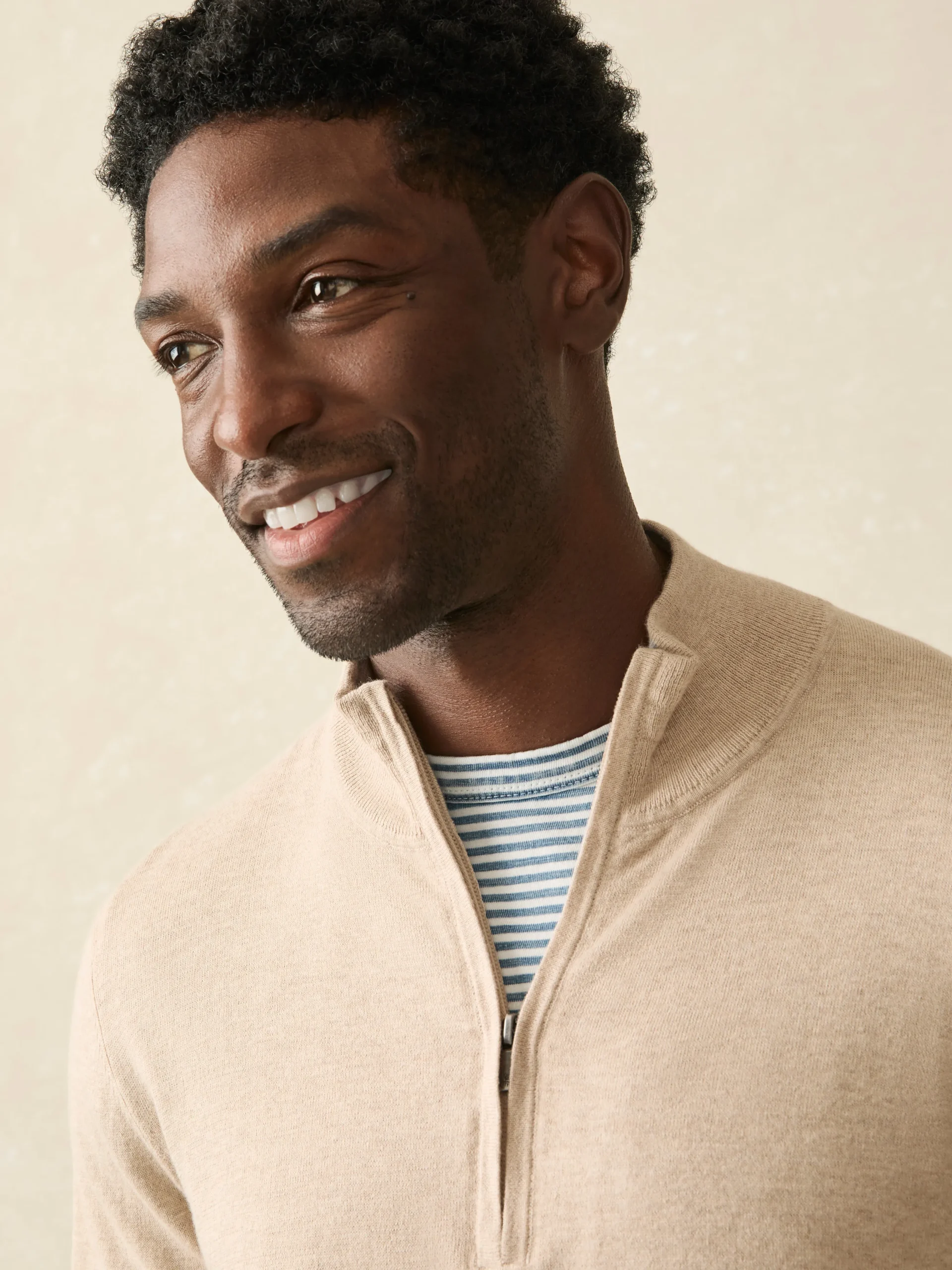Movement™ Quarter Zip Sweater -*Faherty Brand