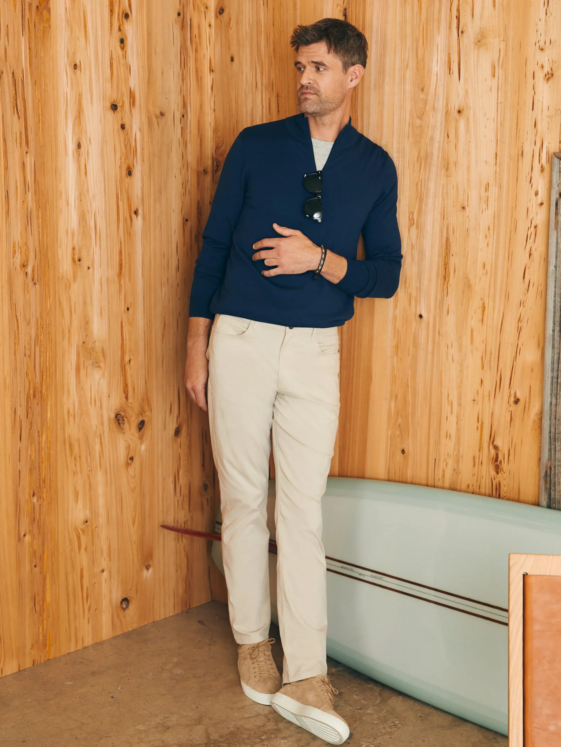 Movement™ Quarter Zip Sweater (Tall) -*Faherty Brand Hot