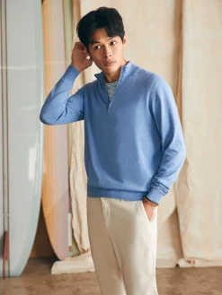 Movement™ Quarter Zip Sweater (Tall) -*Faherty Brand Discount