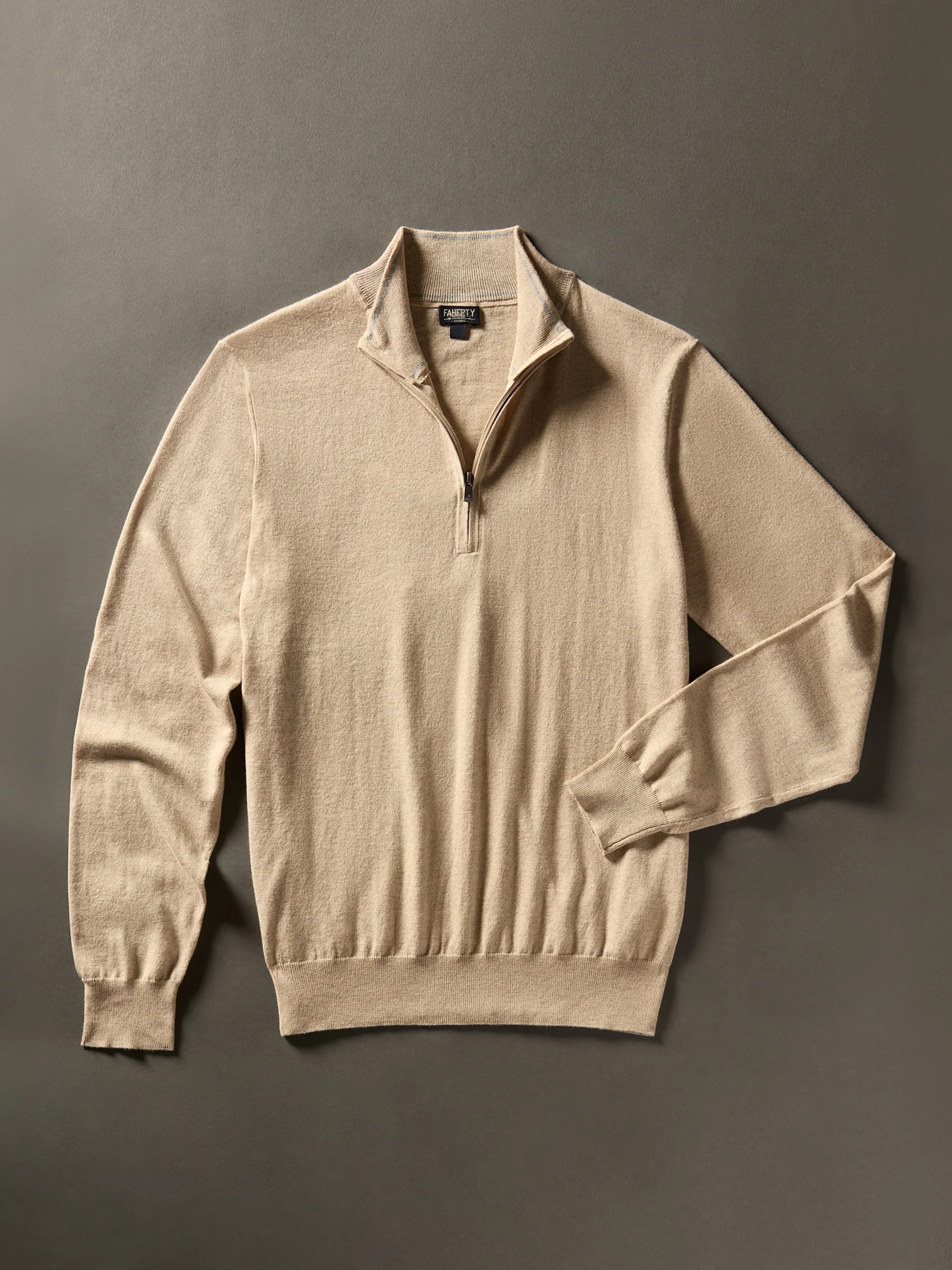Movement™ Quarter Zip Sweater (Tall) -*Faherty Brand New